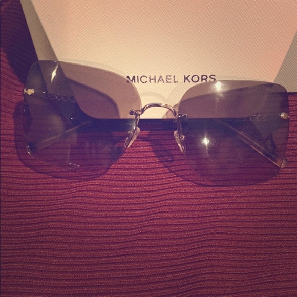 Michael Kors Brown and Silver Sunglasses š¶